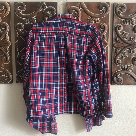 Flannel Patterned Button Down - Picture 3 of 3